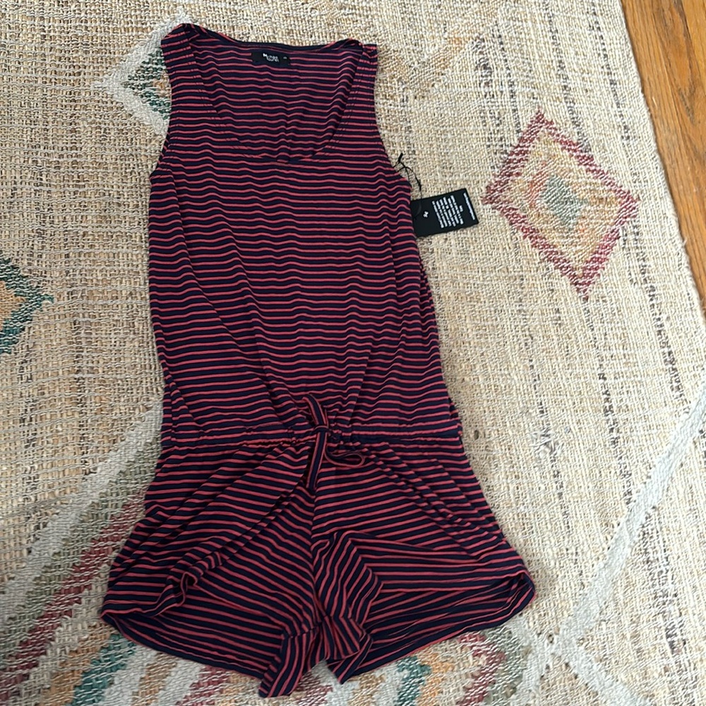 1 Michael Lauren striped romper NWT